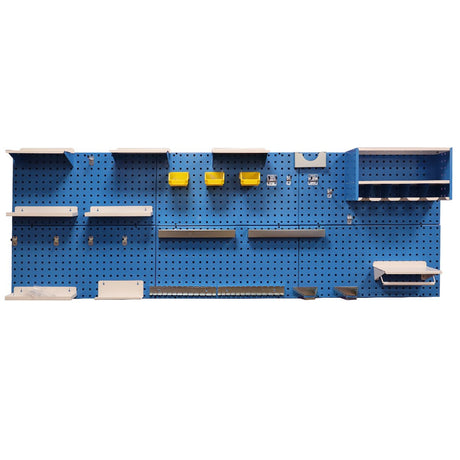 RackZone Wall-Zone Ultimate Kit: shelves, bins & hooks for your garage.