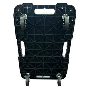 RackZone Plastic Dolly 120h x 600w x 400d with four wheels and handles.