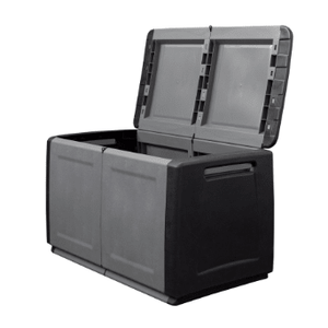 RackZone Plastic Trunk 230L with open lid, shown on a plain background.