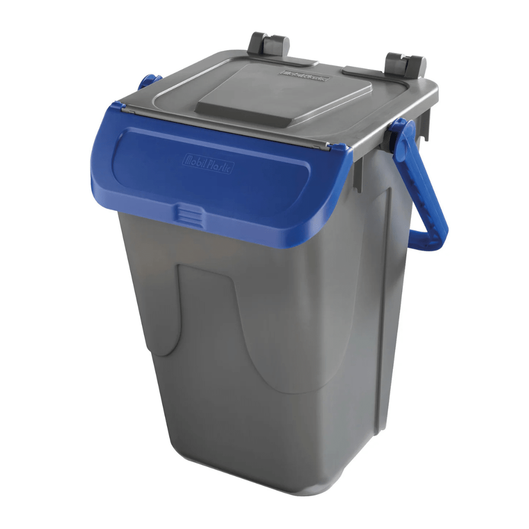 RackZone Waste Bin 35 Litre - Blue Eco, ideal for sustainable waste management.