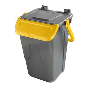 RackZone Waste Bin 35L - Yellow Eco, made from recycled polypropylene.
