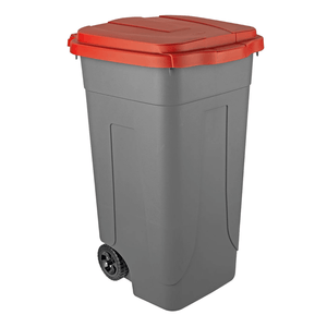 RackZone Waste Bin 80 Litre - Red, perfect for differential waste collection.