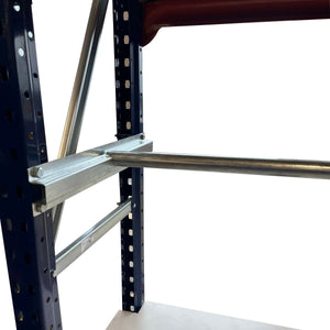 Industrial Workbench 2000H x 1500W x 800/400D With Bar and Holder Underneath c/w Timber & Feet