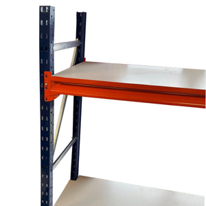 Industrial Workbench 2000H x 1850W x 800/400D c/w Timber & Feet