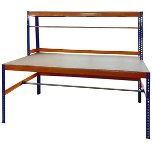 RackZone Value Workbench 1800x1800x900mm, 15mm chipboard, 300kg capacity.