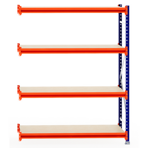 RackZone Longspan Shelving Extender, 600mm deep, with laminated timber shelves.