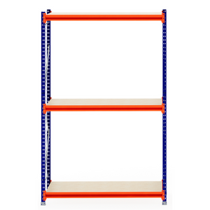 RackZone Longspan Shelving 600mm, laminated timber, starter unit.