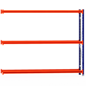 RackZone Tyre Racking Extender, 400mm depth with blue frame and orange beams.