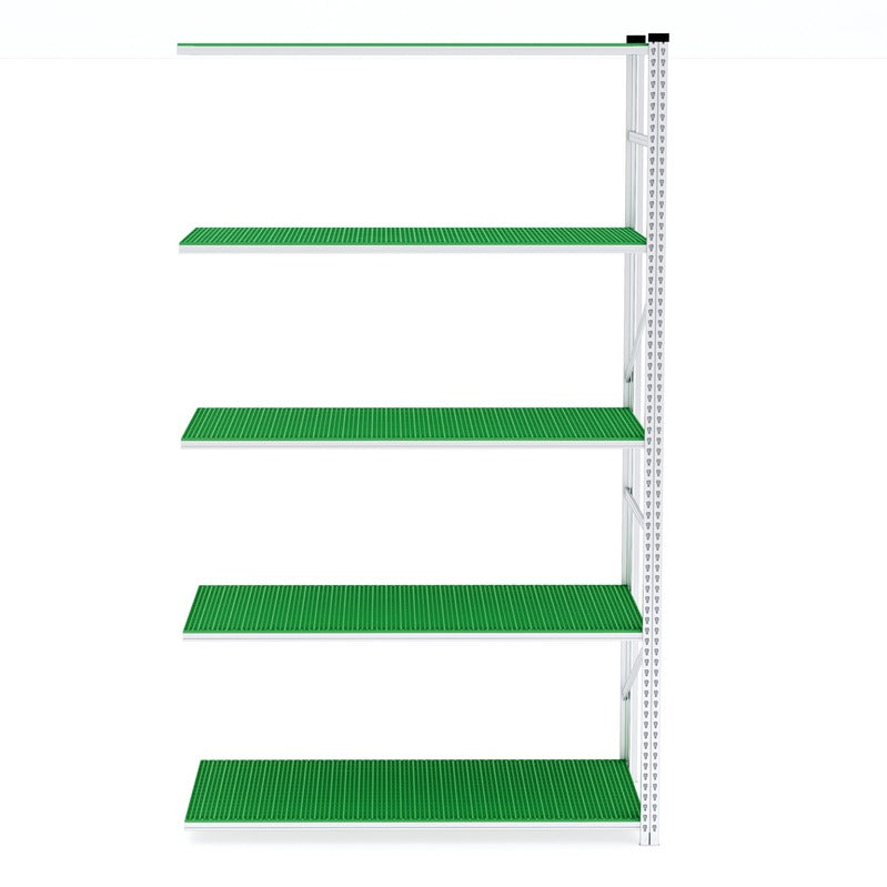 Galvanised Shelving 600mm Depth Plastic Panels - Extender