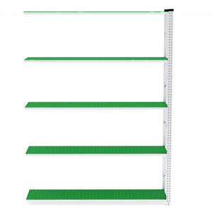 Galvanised Shelving 400mm Depth Plastic Panels - Extender