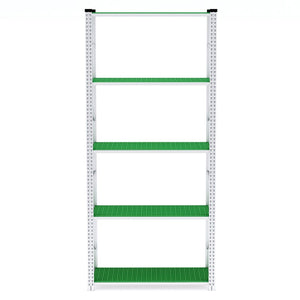 Galvanised Shelving 400mm Depth Plastic Panels - Starter