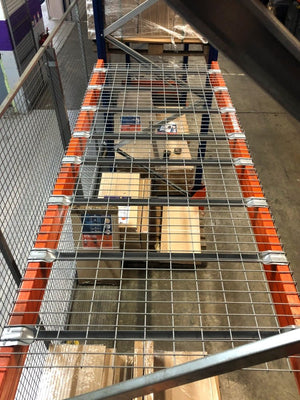 RackZone Mesh Deck Full Pallet Deal, 72-pack, 1000kg galvanised shelving.