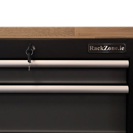 RackZone Modular Workstation System 1 drawer locked with keys and slides.