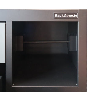 Modular Workstation Base Cabinet by RackZone with dustbin & paper towel holder.