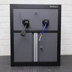 Modular Workstation Air & Power Hose Reel base Cabinet - RackZone