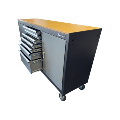 Modular Workstation Trolley - Double door + 8 Drawers 1880 x 570 x 1060