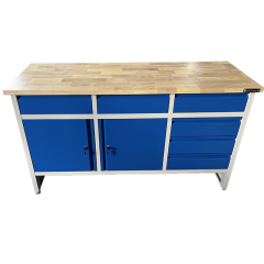 Industrial Workbench 1600W x 900H x 600D Grey/Blue