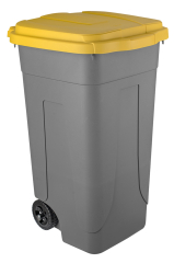 Waste Bin 80 Litre - Yellow