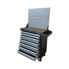 Modular Workstation Trolley c/w Pegboard - 670 x 375 x 710