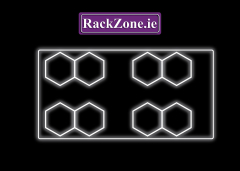 Hexagonal LED Set 3 - 4835mm x 2435mm
