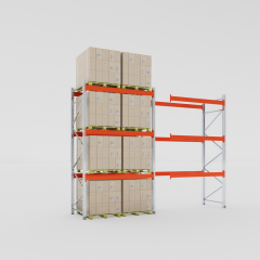 Pallet Racking Kimer 4000h x 1100d x 2300w 3 Levels 3000kg/Level