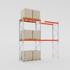 Pallet Racking Kimer 5000h x 1100d x 2300w 2 Levels 3000kg/Level