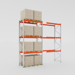 Pallet Racking Kimer 5000h x 1100d x 2300w 3 Levels 3000kg/Level
