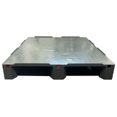 Heavy Duty Plastic UK Pallet 1200mm x 1000mm - Grey 
