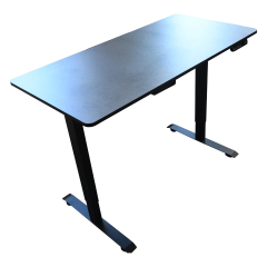 Straight Sit-Stand Office Desk with Single Motor Height Adjustment