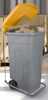 Wheelie Bin 240 Litre Accessory: Pedal + Ring Kit