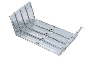 Galvanised Shelving Modular Container c/w Beams 1200w x 500d