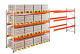 Pallet Racking Bay 3000h x 3600w x 1100mm 3000kg/Level Extender 81mm 3 Levels