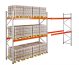 Pallet Racking Kimer 4000h x 3300w x 1100mm 3000kg/Level 81mm 2 Levels Extender