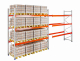 Pallet Racking Bay 4000h x 3300w x 1100mm 3000kg/Level 81mm 3 Levels Extender