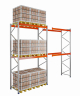 Pallet Racking Bay 5000h x 2700w x 1100mm 3000kg/Level Starter 81mm 2 Levels