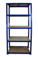 Value Shelving 2200h x 1000w x 500d 5 Level 400kg UDL All Blue Starter