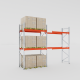 Pallet Racking Bay 4000h x 2300w x 1100mm 3000kg/Level Extender 81mm 2 Levels 