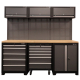 Modular Workstation System 1 c/w Timber Worktop