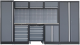 Modular Workstation System 4 c/w Steel Worktop