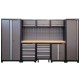 Modular Workstation System 4 c/w Timber Worktop