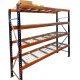 (K) Longspan Shelving 2000h x 1800w x 600d 4 Level Starter c/w Mesh Deck