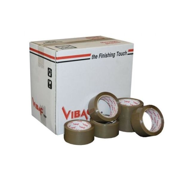 NEW VIBAC X-Strong BROWN PACKING PARCEL TAPE 48mm x 66M 