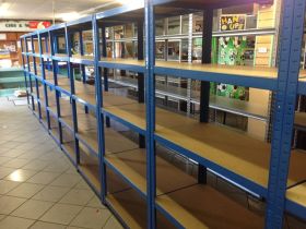10 BAY SPECIAL Boltless Shelving 175kg 1800x900x450 (Blue) DELIVERY INCLUDED