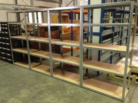 20 BAY SPECIAL Boltless Shelving 175KG 1800x900x450 (Galvanise) DELIVERY INCLUDED 