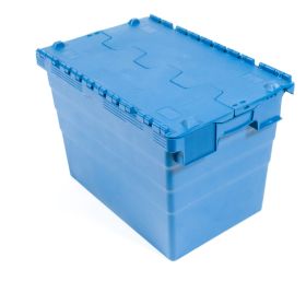 Attached Lid Containers 27L 400d x 300w x 325h Blue