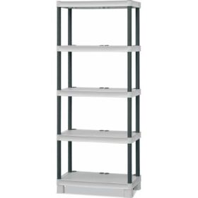5 Shelves Plastic System 1720h x 700w x 350d mm