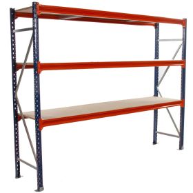 10 BAYS Longspan Shelving 2000H x 2400W x 400D 3 Levels INCL DELIVERY