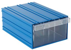 Plastic Drawer 18 Box 302d x 210w x 124h Blue 501