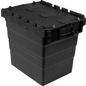 Attached Lid Containers 44L 400d x 300w x 365h Black