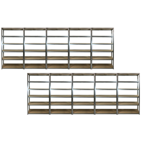 Value Shelving 1780h x 900w x 450d 5 Level 175kg UDL Gal 10 Bay